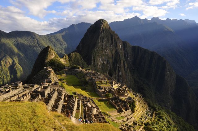 A cidade perdida de Machu Picchu.
