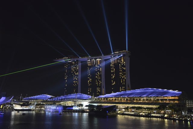 O Marina Bay Sands em Singapura.