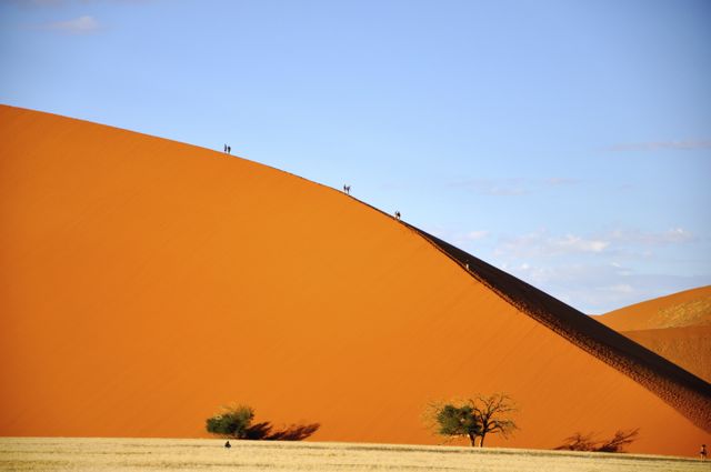 As dunas vermelhas de Sossusvlei