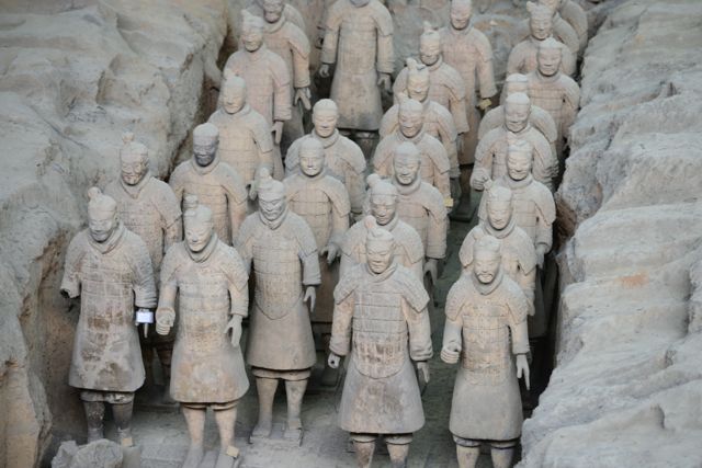 Guerreiros de Terracota de Xian.