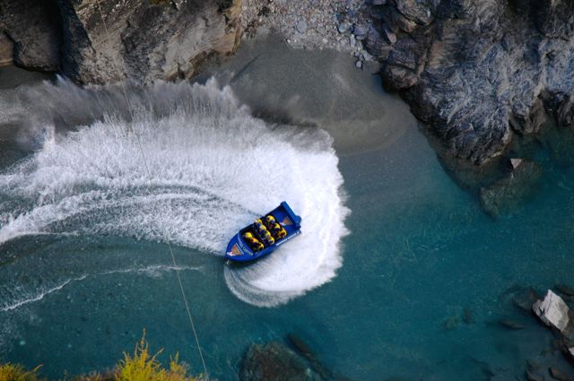 Passeio de Jet Boat em Queenstown.