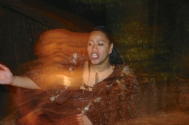 Dançarina Maori.