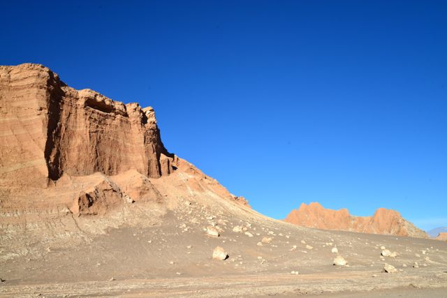 Paisagem típica do Deserto do Atacama.