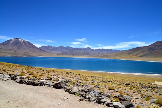 A Cordilheira dos Andes está ao lado do Deserto do Atacama.