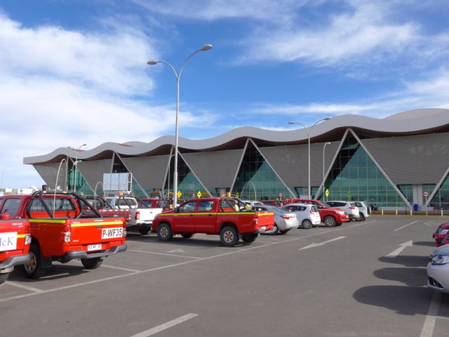 O moderno Aeroporto de Calama.