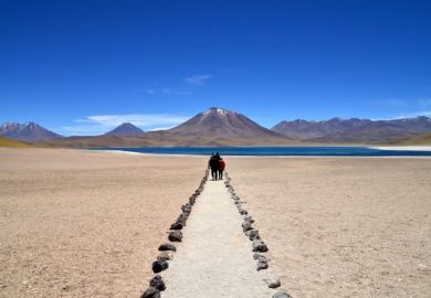As Lagunas Altiplânicas no Deserto do Atacama