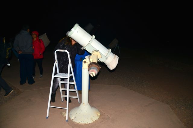 Um dos telescópios do centro de observação da Space.
