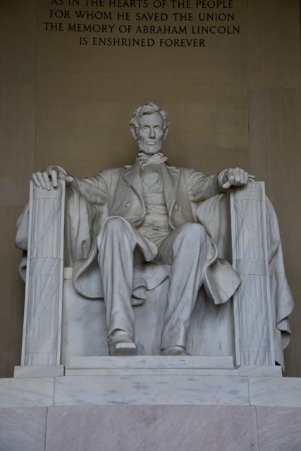O Memorial a Lincoln, um dos símbolos de Washington