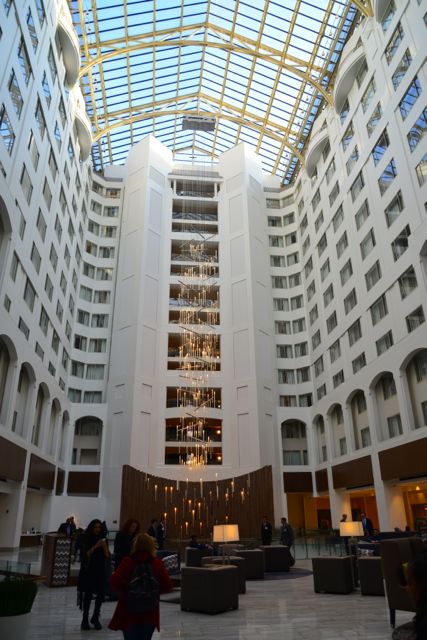 Pátio interno do Grand Hyatt de Washington
