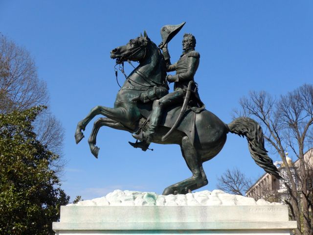 Estátua do Presidente Andrew Jackson 