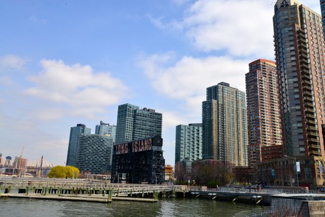 A área urbana moderna de Long Island City