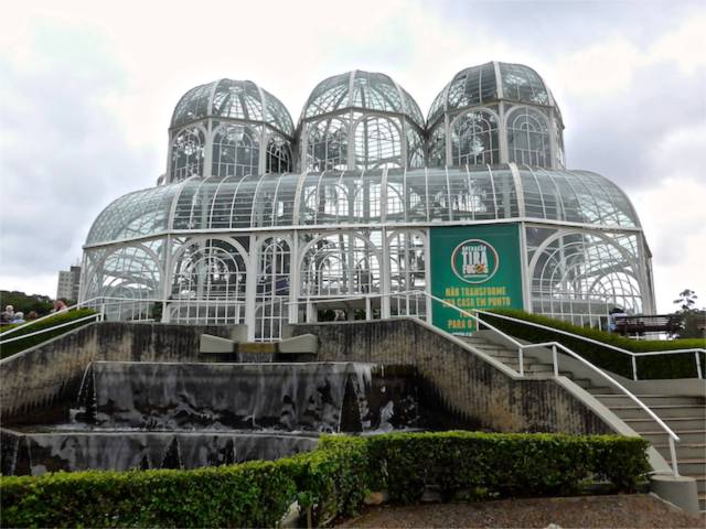 A estufa do Jardim Botânico.