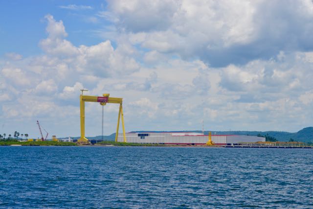 O Estaleiro Paraguaçu.