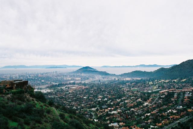 A vista panorâmica do Cerro San Cristóbal
