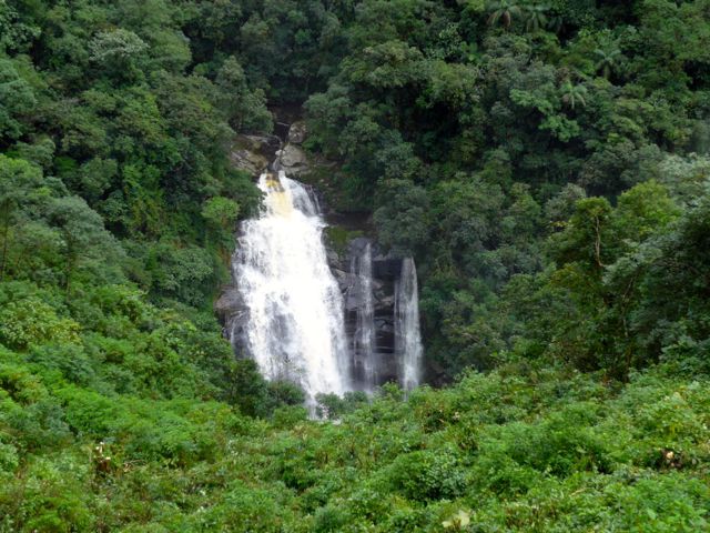 As belas paisagens da Serra do Mar.