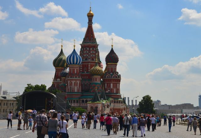 A Catedral de São Basílio.