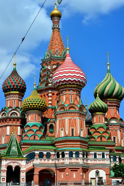 As cúpulas coloridas são a marca da Cadedral de São Basílio