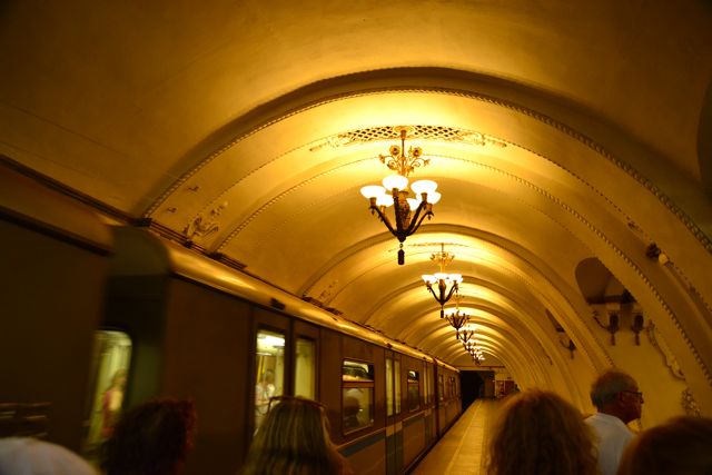 O metrô de Moscou