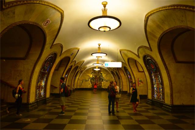 O fabuloso metrô de Moscou