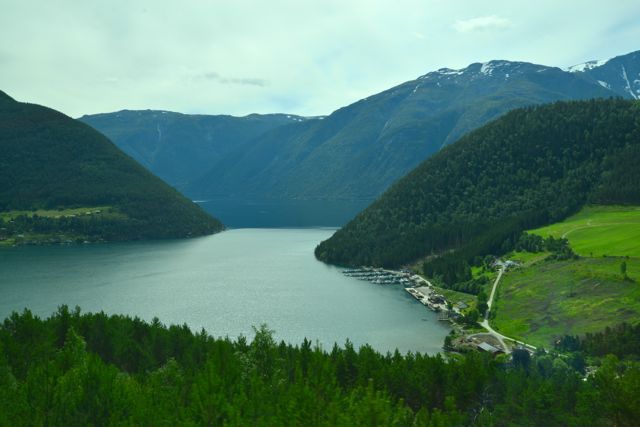 Os fiordes da Noruega estavam entre os destinos da viagem.