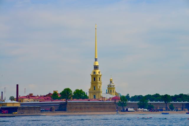 Detalhe da Fortaleza de São Pedro e São Paulo.