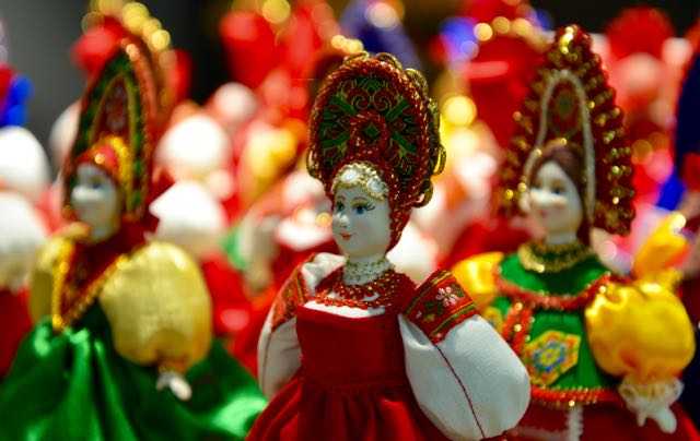 O rico artesanato russo.