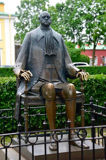 Mais uma estátua de Pedro, o Grande