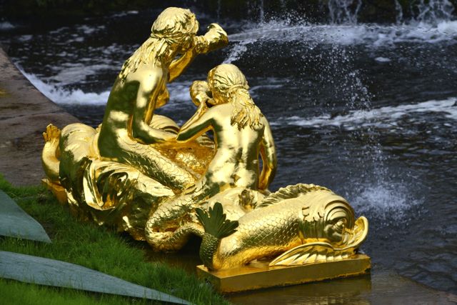 Detalhes do Jardim de Peterhof