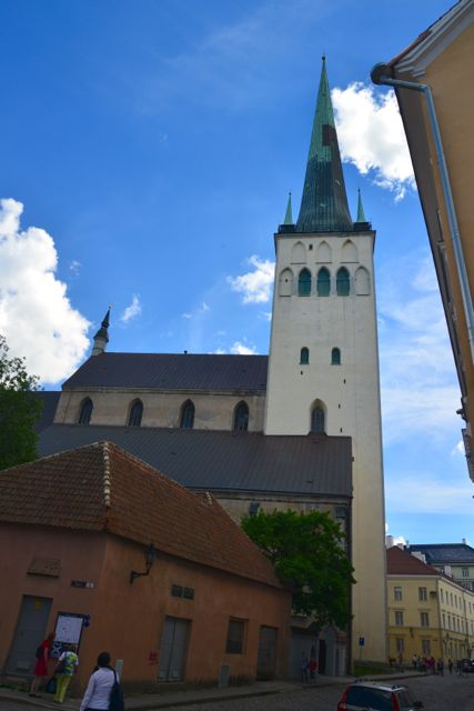 A torre da Igreja de São Olavo, já foi a maior construção da Europa. 