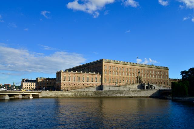 O Palácio Real de Estocolmo.