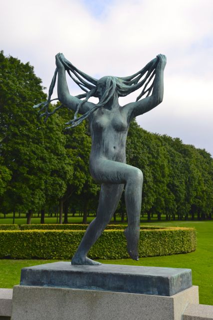 Carnaval - Uma das esculturas de Vigeland