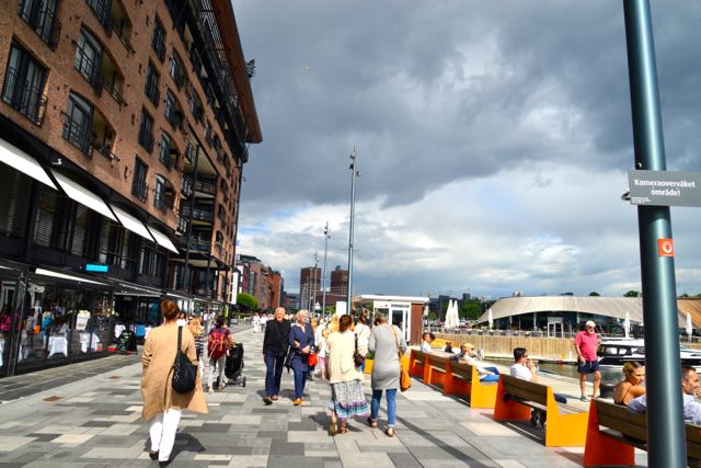 O novo píer de Oslo.