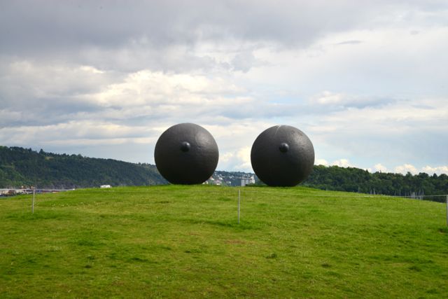 O Parque das Esculturas.