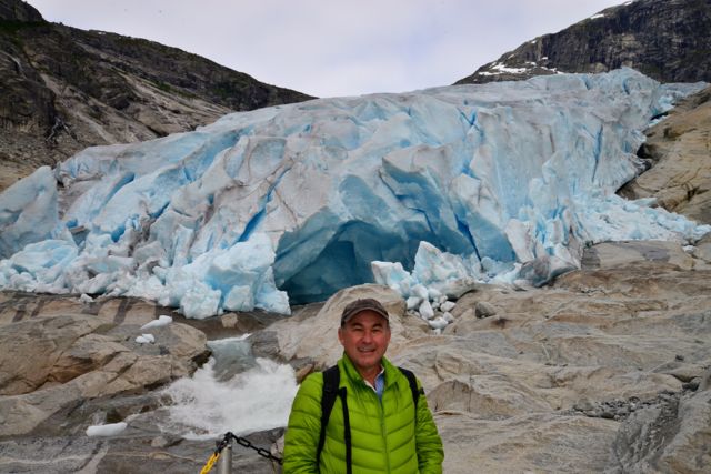 Chegando ao Glaciar Nigardsbreen