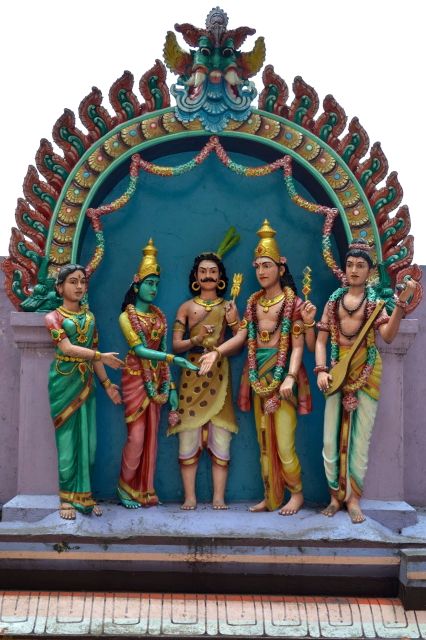 Detalhe do Templo Hindu