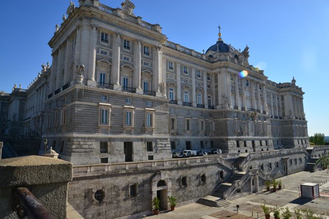 O Palácio Real de Madri.