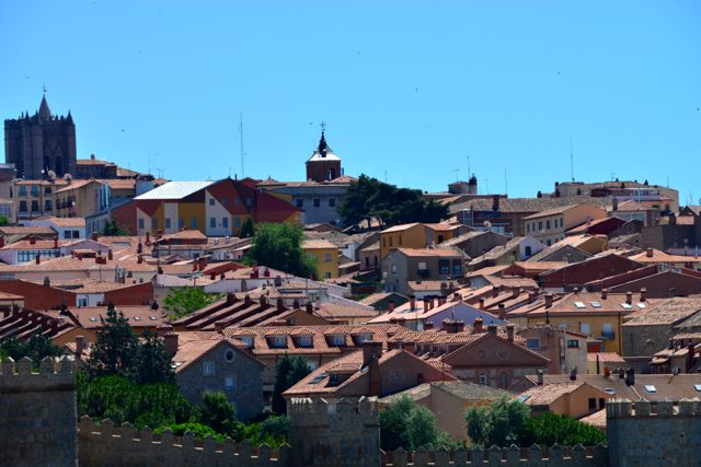 A cidade antiga de Ávila.