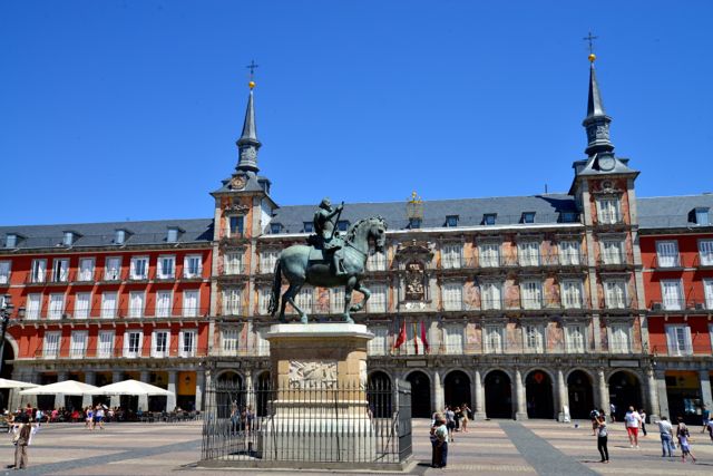 Praça Mayor, um dos símbolos de Madri
