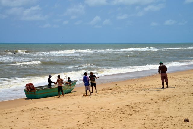 A praia de Baixio.