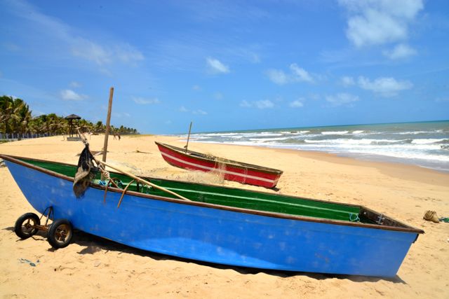 A praia de Baixio.