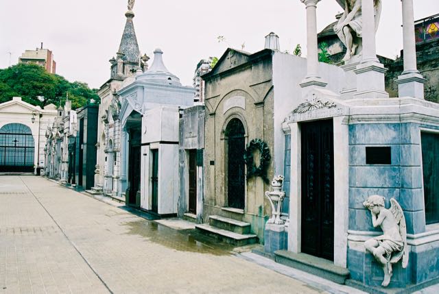 Detalhe do Cemitério da Recoleta.
