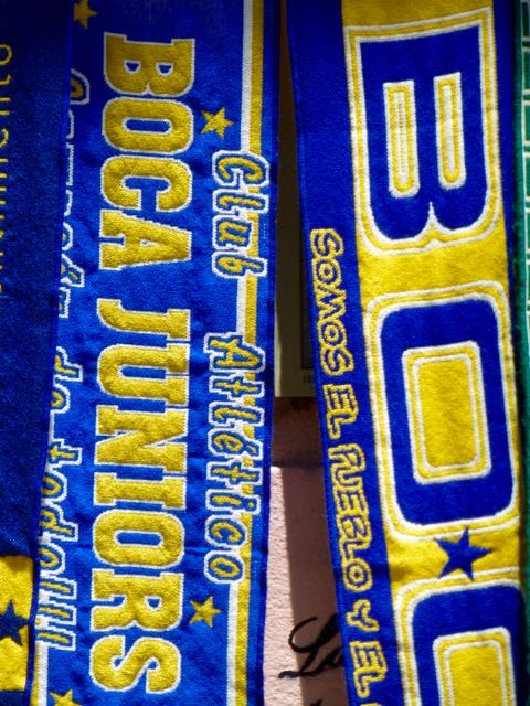 A paixão pelo Boca Juniors está em toda parte.