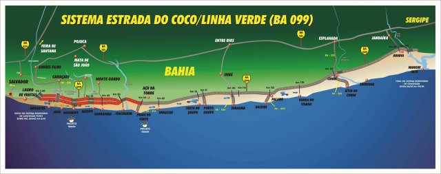 Estrada do Coco e Linha Verde