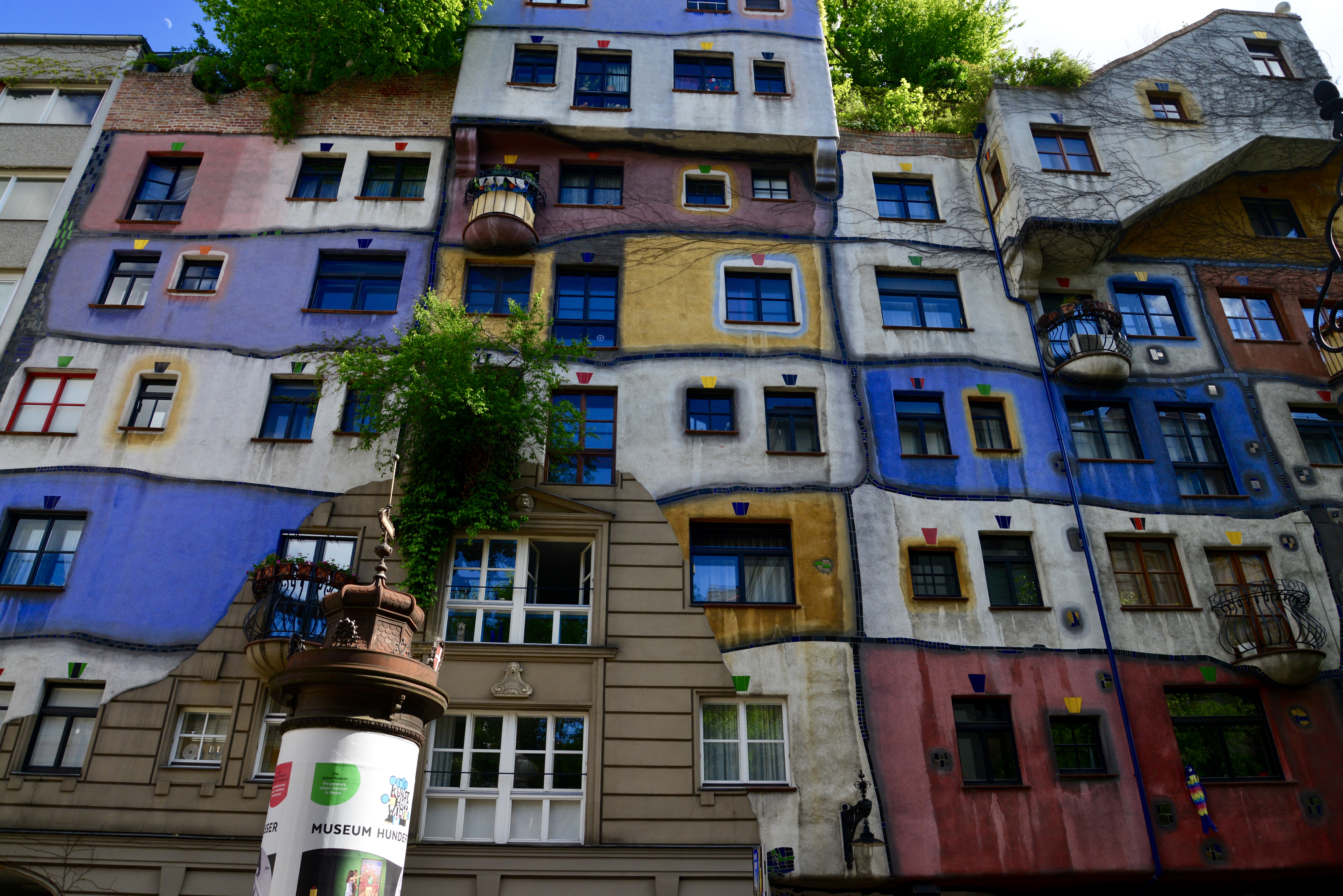 Hundertwasser House e a Ópera de Viena em um só dia
