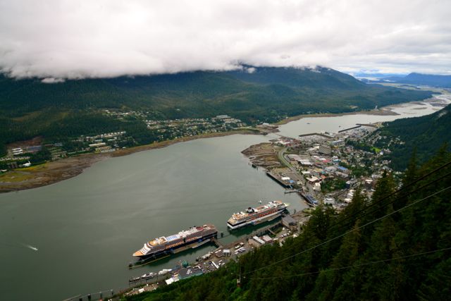 Juneau, uma das paradas do cruzeiro. - Joaquim Nery
