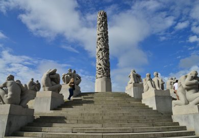 O Parque Vigeland em Oslo