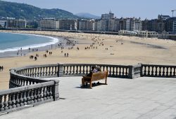 A Baía da Concha, em San Sebastián