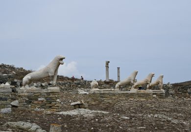 Ilha de Delos, uma criação de Poseidon