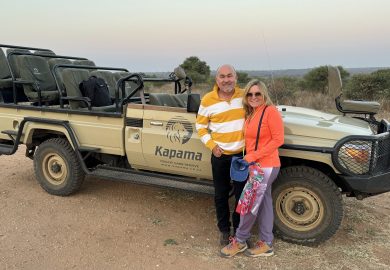 De volta à África do Sul