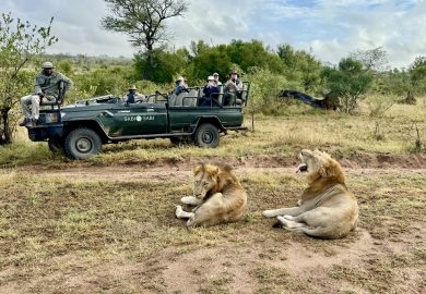 Seguindo para a Reserva Sabi Sand